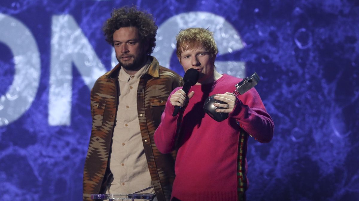Evropskou odnož cen MTV ovládl Ed Sheeran